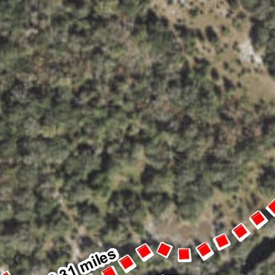 Hillsborough County Conservation and Environmental Lands Management Alderman's Ford Nature Preserve Trail Map digital map