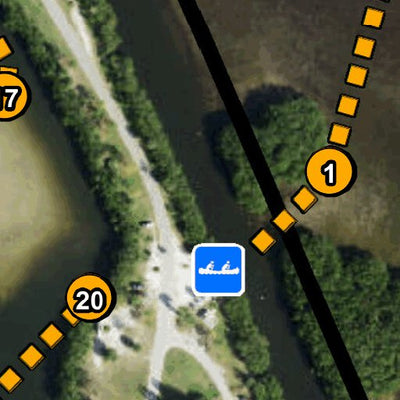 E.G. Simmons Conservation Park - Paddling Trail Map Preview 2