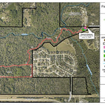 Hillsborough County Conservation and Environmental Lands Management FishHawk Creek Nature Preserve North Trail Map digital map