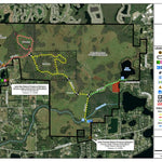 Hillsborough County Conservation and Environmental Lands Management Lake Frances Nature Preserve Trail Map digital map