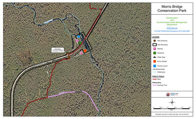 Morris Bridge Conservation Park Trail Map Preview 1