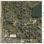 Hillsborough County Conservation and Environmental Lands Management Rocky Creek Trails Nature Preserve Trail Map digital map