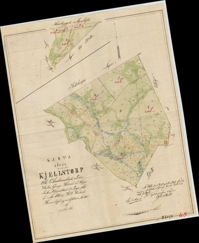 Historiska GIS-kartor 11-hrj-45a Källstorp digital map