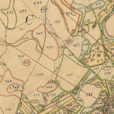 Historiska GIS-kartor 13-abi-38 Örsås digital map