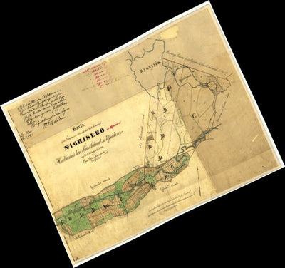 Historiska GIS-kartor 13-älå-68 Grisared-Ryared digital map