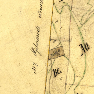 Historiska GIS-kartor 13-älå-68 Grisared-Ryared digital map