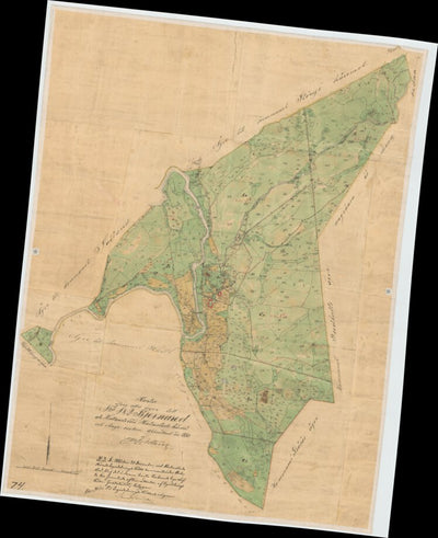 Historiska GIS-kartor 13-asi-74 Bjärnared digital map