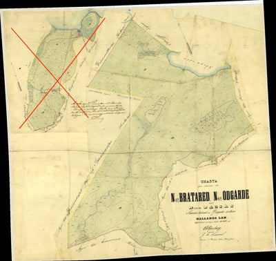 Historiska GIS-kartor 13-dag-9a Bråtared Ögärde digital map