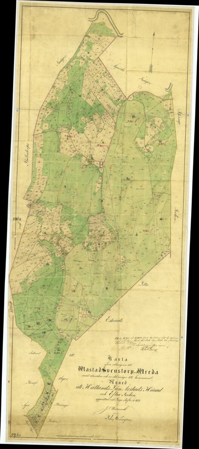 Historiska GIS-kartor 13-eft-59 Svenstorp m fl digital map