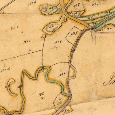 Historiska GIS-kartor 13-fjä-219 Fixhult digital map