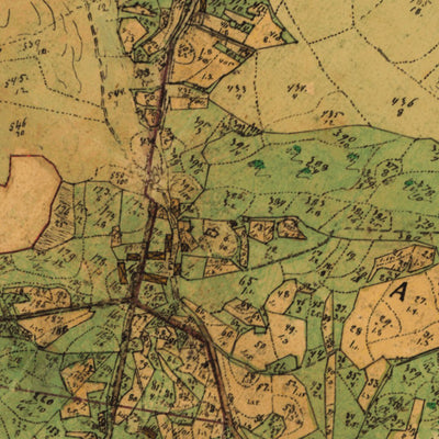 Historiska GIS-kartor 13-FÖR-34 Kalvhult digital map