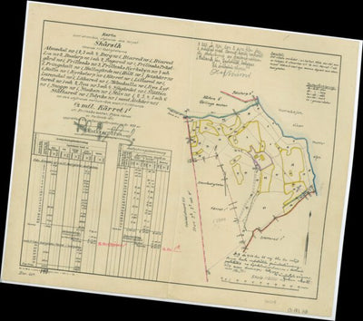 Historiska GIS-kartor 13-FRI-140 Skårsik digital map