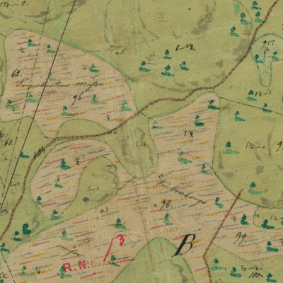 Historiska GIS-kartor 13-gäl-18 Klackebo digital map