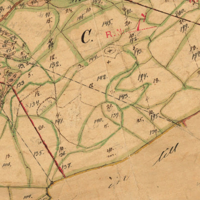 Historiska GIS-kartor 13-gäl-27 Silvagärde digital map