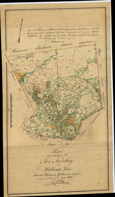 Historiska GIS-kartor 13-gäl-31 Norrskog digital map