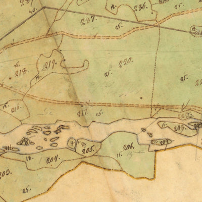 Historiska GIS-kartor 13-gäl-32 Vismered digital map