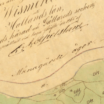 Historiska GIS-kartor 13-gäl-32 Vismered digital map