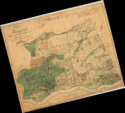 Historiska GIS-kartor 13-GÄL-36 Månagärde digital map