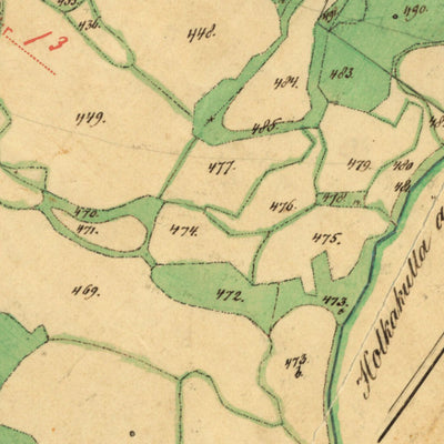 Historiska GIS-kartor 13-gäl-45 Haxered digital map