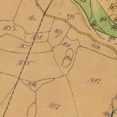 Historiska GIS-kartor 13-gäl-61 Buskabygd digital map