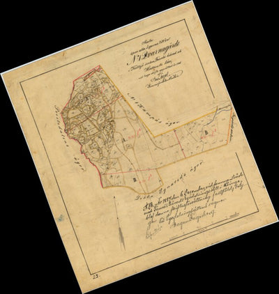 Historiska GIS-kartor 13-käl-23 Kvarnagärde digital map