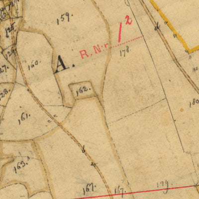 Historiska GIS-kartor 13-käl-23 Kvarnagärde digital map