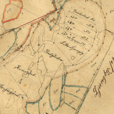 Historiska GIS-kartor 13-lju-181 Högared digital map