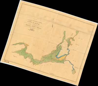Historiska GIS-kartor 13-rol-132 Vattenåtgärd Stensån (Himleån) digital map