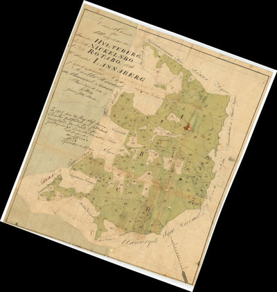 Historiska GIS-kartor 13-SÖD-36 Hylteberg m fl digital map