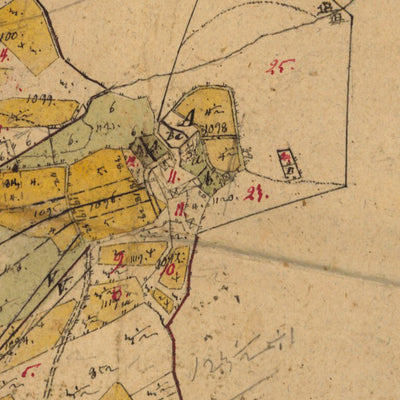 Historiska GIS-kartor 13-TRÄ-13Ba Svenstorp digital map