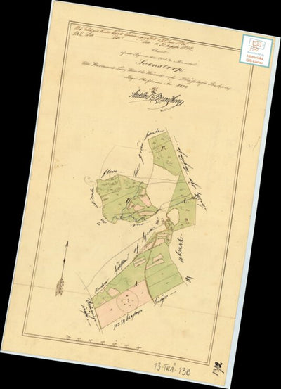 Historiska GIS-kartor 13-TRÄ-13Bb Svenstorp digital map