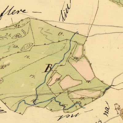 Historiska GIS-kartor 13-TRÄ-13Bb Svenstorp digital map