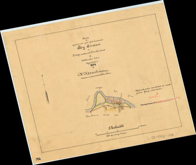 Historiska GIS-kartor 13-TRÄ-196 Åby kvarn digital map