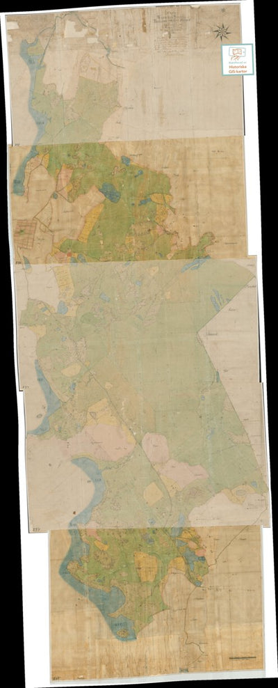 Historiska GIS-kartor 13-TRÄ-23 Träslöv digital map