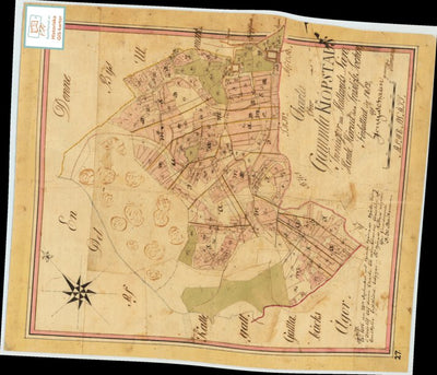 Historiska GIS-kartor 13-TRÄ-27 Gamla Köpstad digital map