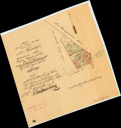 Historiska GIS-kartor 13-TRÄ-90 Träslöv digital map