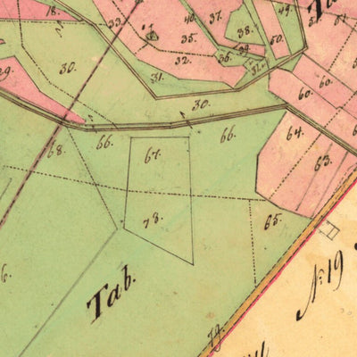 Historiska GIS-kartor 13-TRÄ-91 Lund digital map