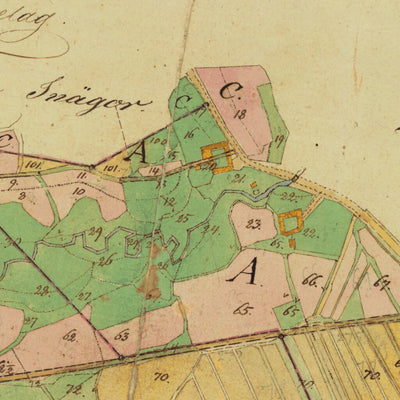 Historiska GIS-kartor 13-två-101 Järnmölle digital map