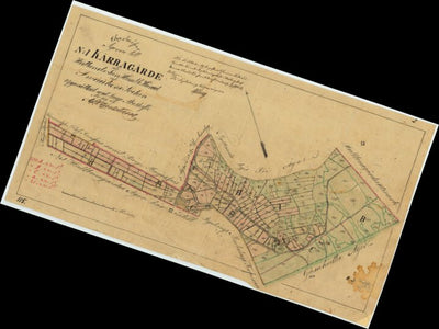 Historiska GIS-kartor 13-två-115 Kärragärde digital map