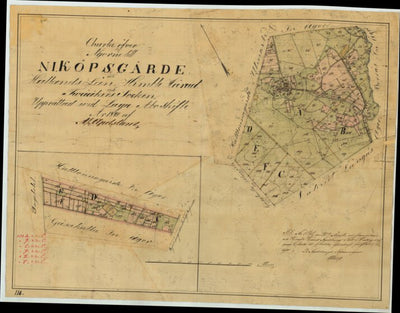 Historiska GIS-kartor 13-två-116 Köpsgärde digital map