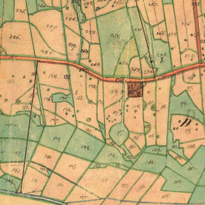 Historiska GIS-kartor 13-två-194 Borrås digital map