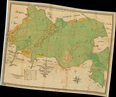 Historiska GIS-kartor 13-två-1a Borrås digital map