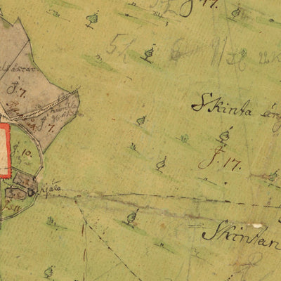 Historiska GIS-kartor 13-två-22 Bråten digital map
