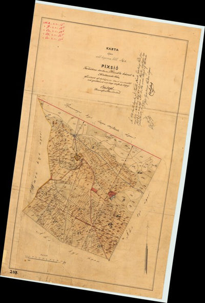 Historiska GIS-kartor 13-två-248 Pixsjö digital map