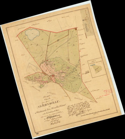 Historiska GIS-kartor 13-två-88 Järnmölle digital map