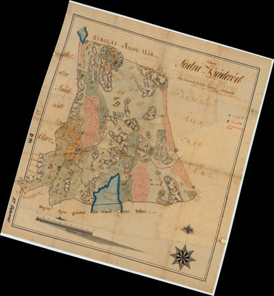 Historiska GIS-kartor 14-öds-57 Käderöd digital map