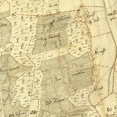 Historiska GIS-kartor A95-20.1 Sollentunaholm digital map