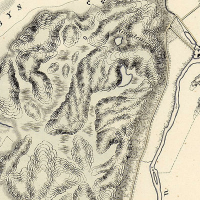 Historiska GIS-kartor LJ-167 Kungsbacka, Ljunggren år 1855 digital map