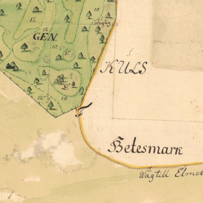 Historiska GIS-kartor M1-33.1 Mosilt digital map