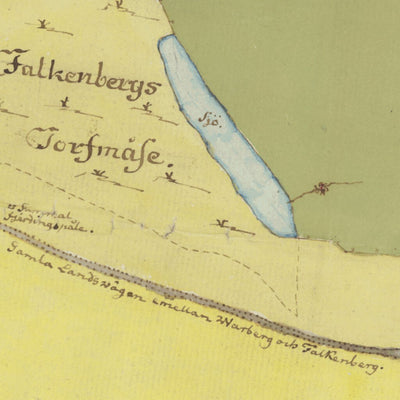 Historiska GIS-kartor M12-1.1 Falkenberg digital map